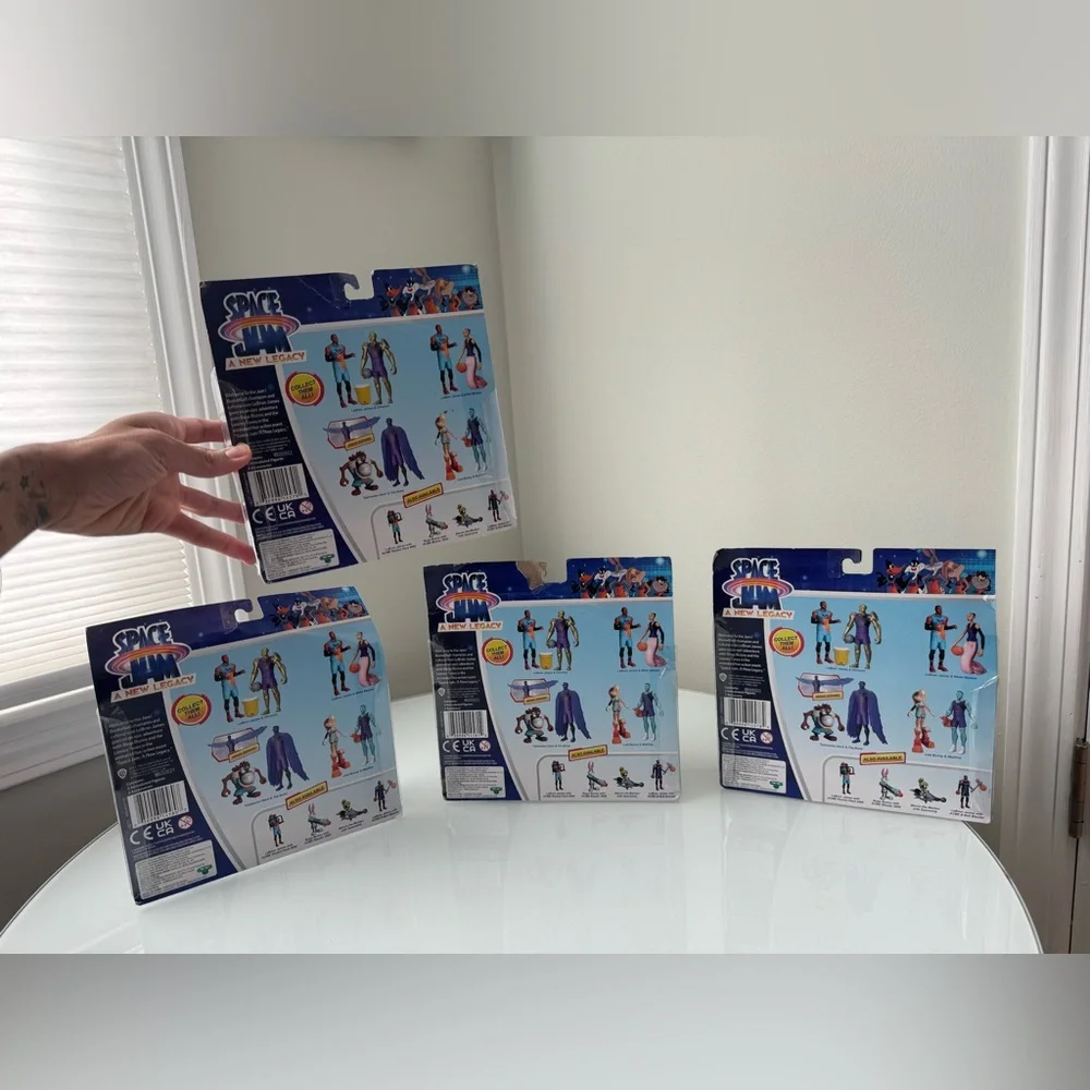 Space Jam Action Figure Set Toys Bundle Lot NIB/NIP Collectibles Basketball